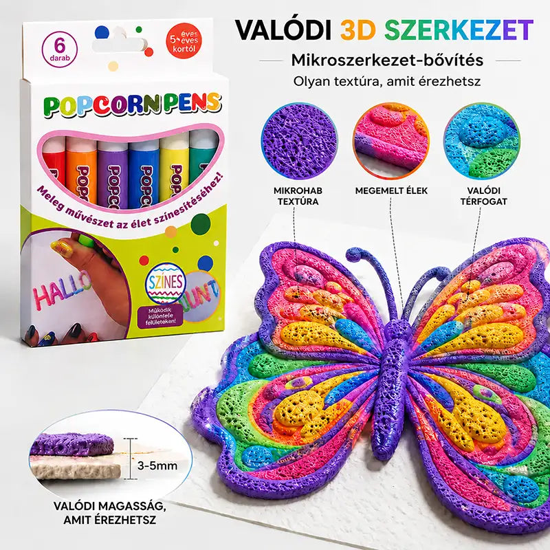 🔥 Ma 20% kedvezmény丨Topacme® 3D Dombornyomó Toll – Változtassa rajzait 3D műalkotásokká!